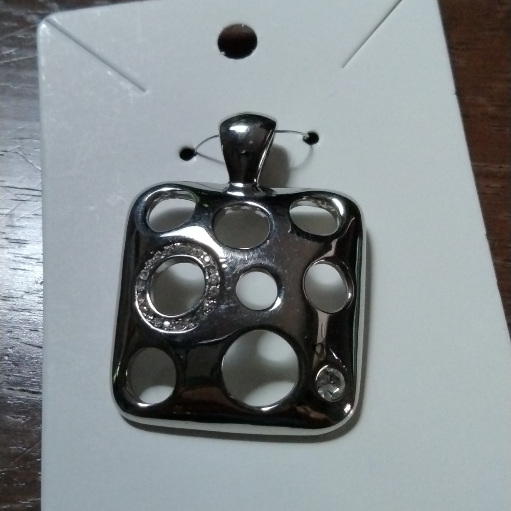 Silver Holey Pendant